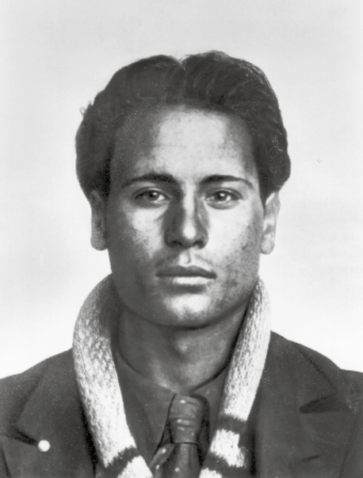 Schwarz-Weiß-Porträt von Otto Schmidt