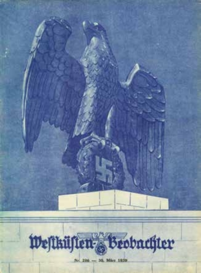 Titelblatt: Reichsadler auf Hakenkreuz sitzend