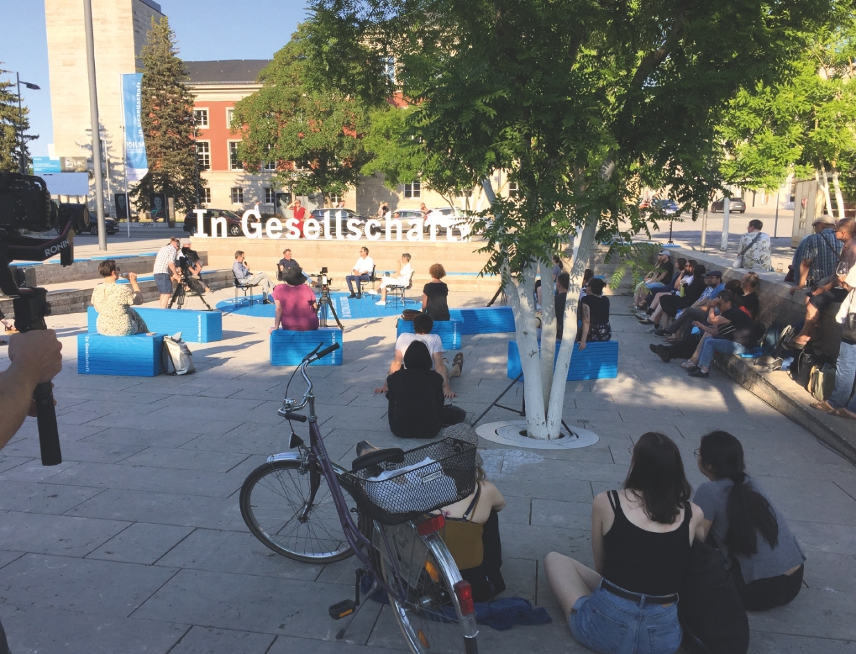 FORUM #1 am 15. Juli 2021 auf dem Stéphane-Hessel-Platz in Weimar