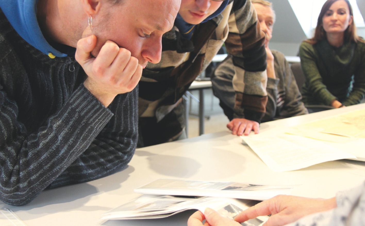 Gruppenarbeit im Archiv