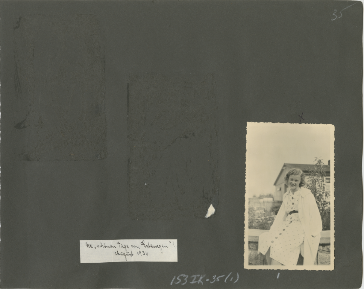 Schwarz-Weiß-Foto von Ilse Koch