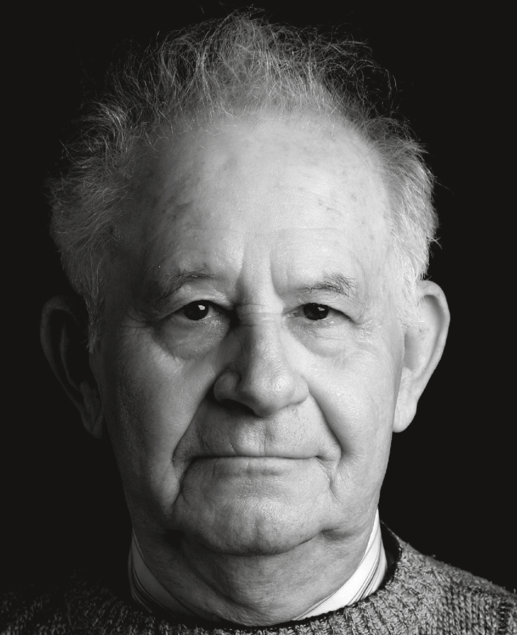 Schwarz-Weiß-Portrait von László (Vasile) Nussbaum