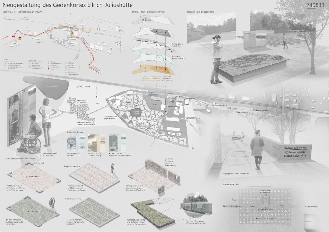 Entwurf des neuen Lagergeländes 