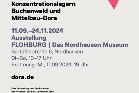 Plakat der Ausstellung Rosa Winkel